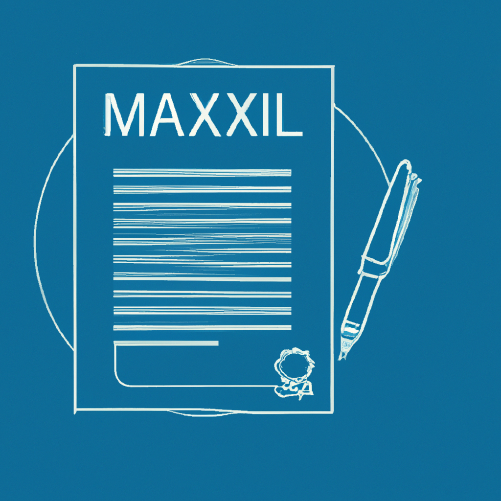 Illustration of legal contract with seal